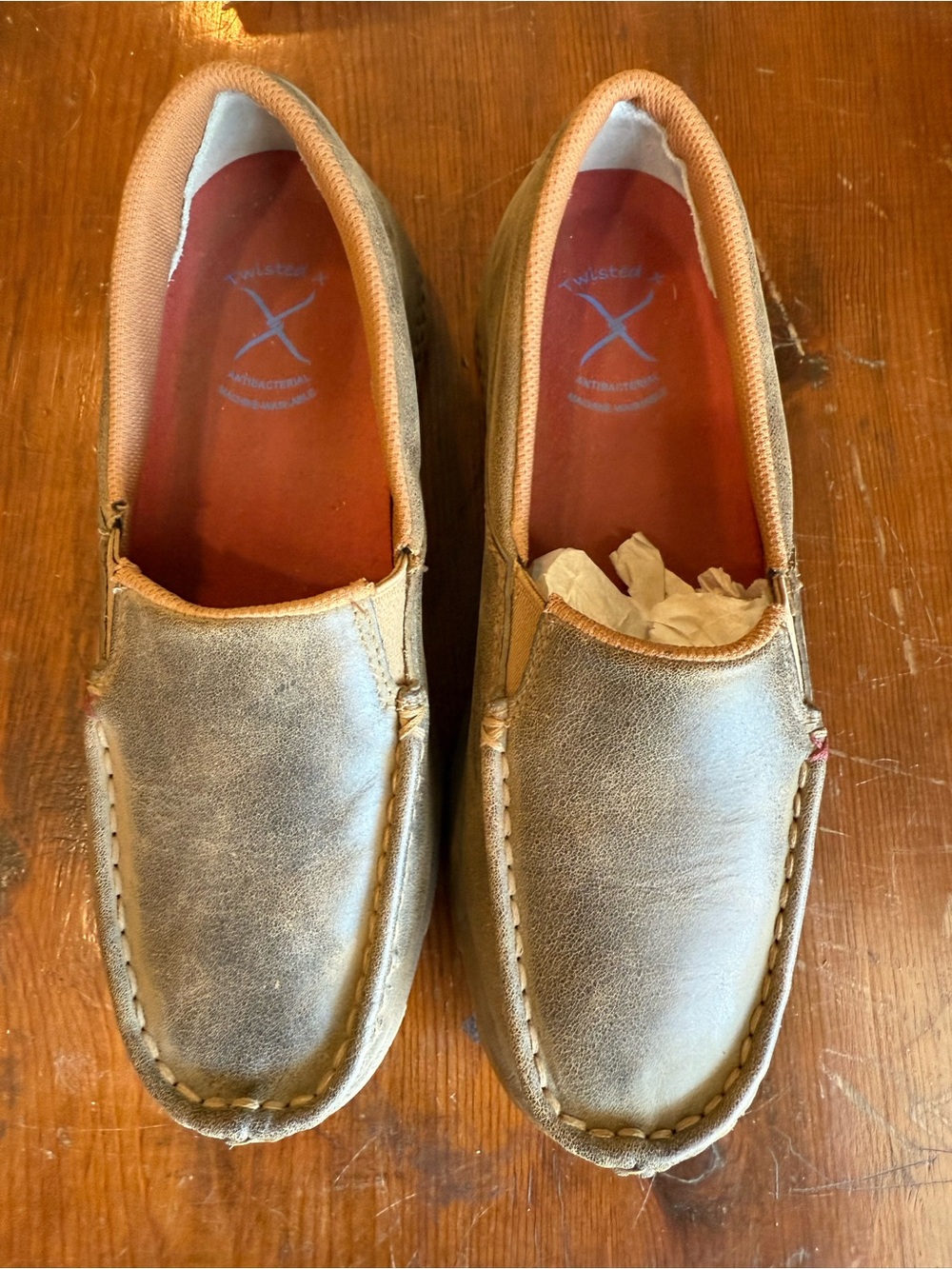 New Twisted X Women's Slip-On Leather Loafers 6.5M